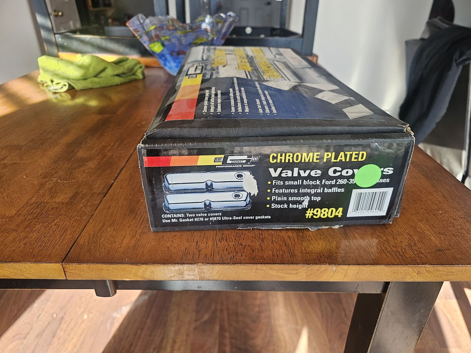 SBF Mr. Gasket Chrome Valve Covers