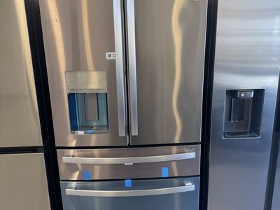New GE Profile 27.9 cu. ft. 4-Door French Door Refrigerator w curbside delivery