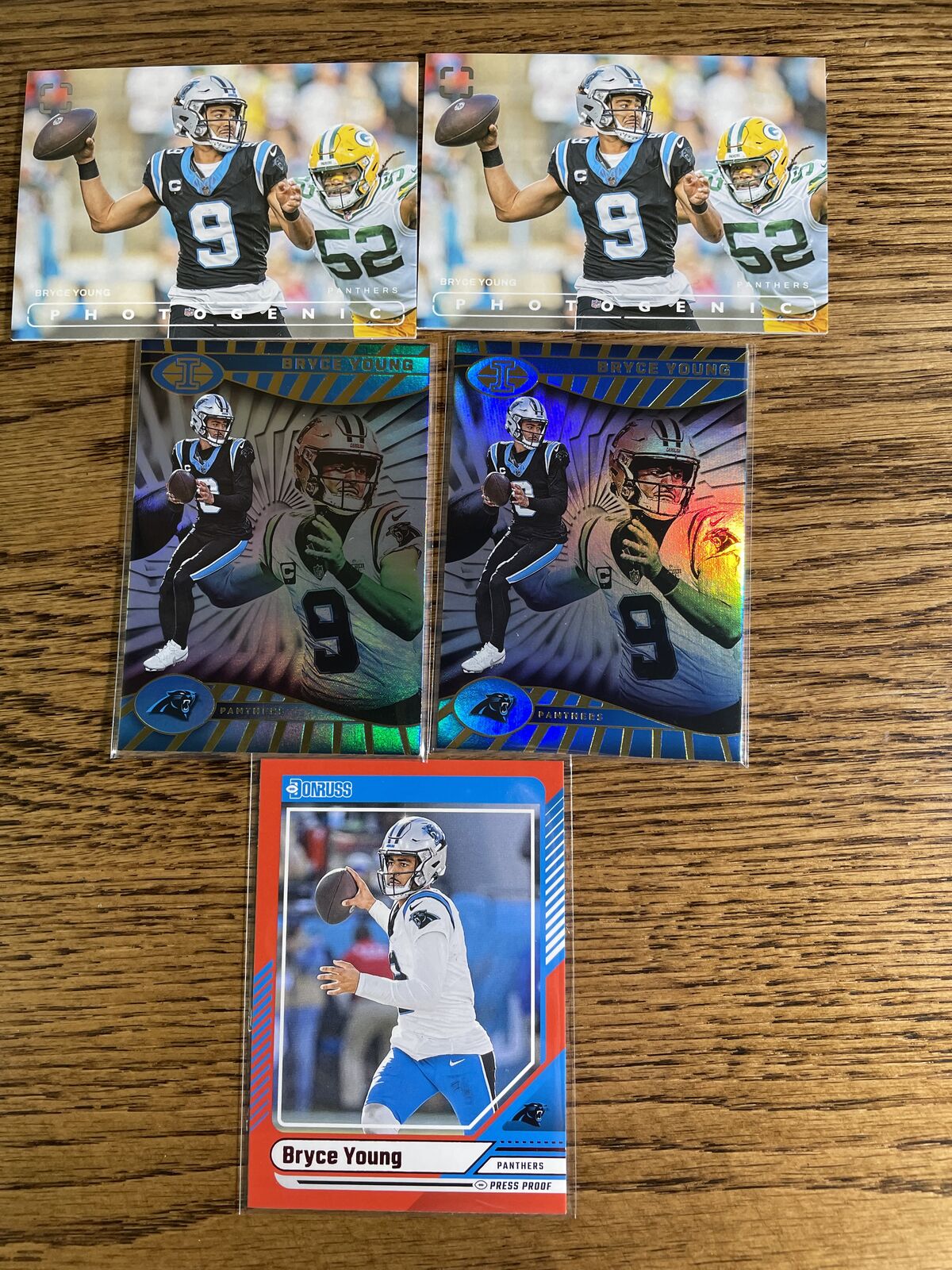 Carolina Panthers trading cards