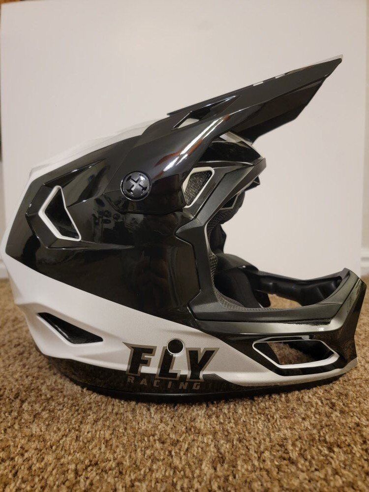 Like New Fly Racing Full Face MTB Helmet XS