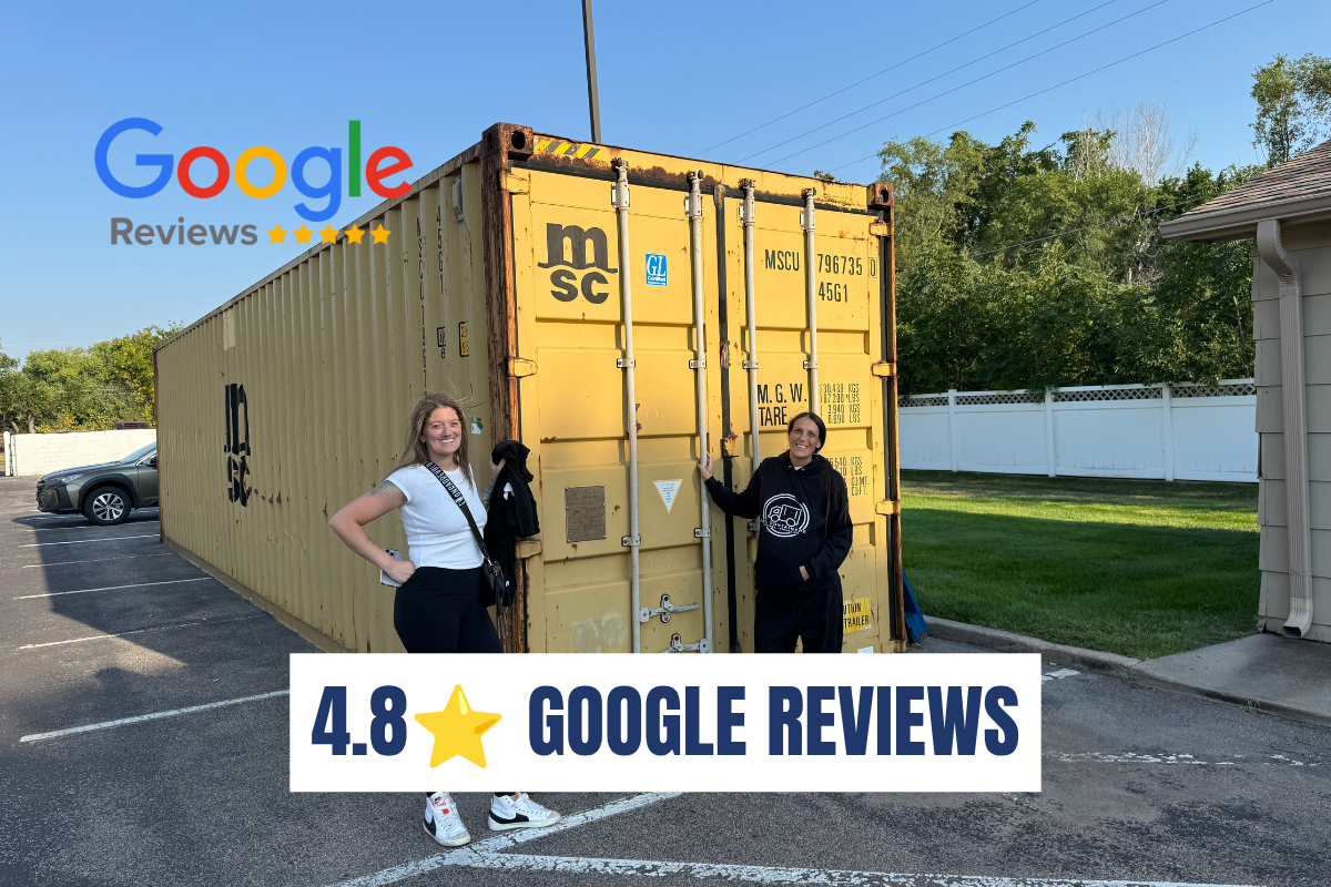 40' Shipping Container – Construction Storage – In Stock