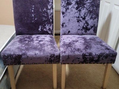 Gorgeous Purple Chairs