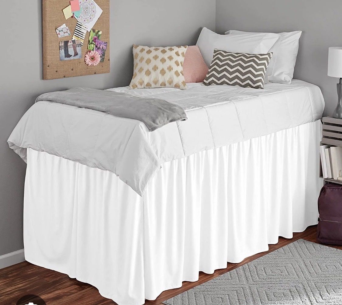 Rachel Zoe 42” Drop Bed Skirt Dorm Twin 