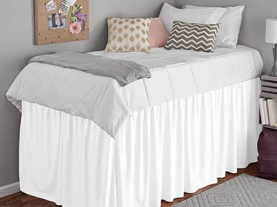 Rachel Zoe 42” Drop Bed Skirt Dorm Twin