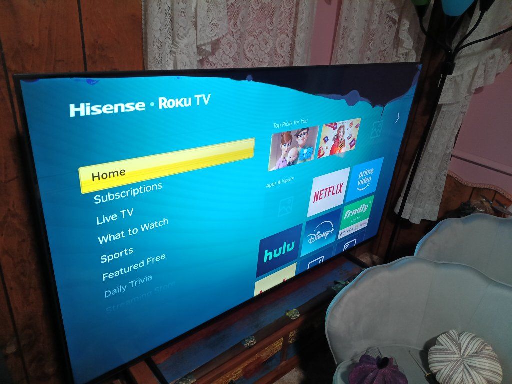 65" Hisense Roku TV Smart Television - Features Built-in Apps & Streaming Services