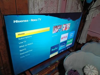 65" Hisense Roku TV Smart Television - Features Built-in Apps & Streaming Services