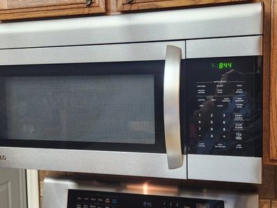 LG Stainless Steel Over-the-Range Microwave with Turntable - Excellent Condition
