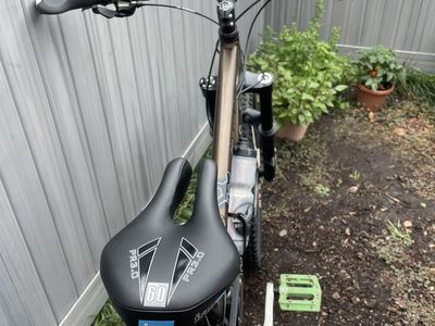 Kona Coiler Deluxe Full Suspension Mountain Bike Medium Brown