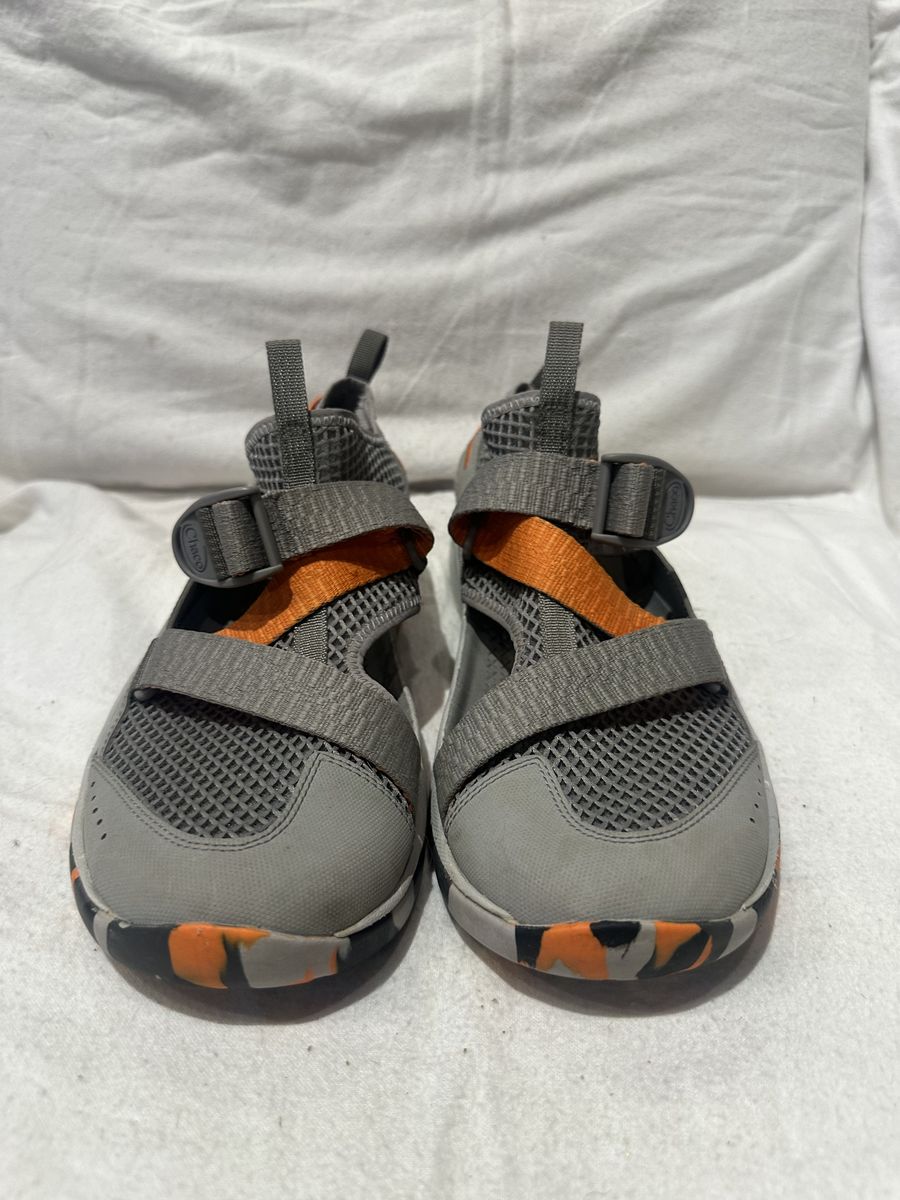 Chaco Men’s 11 Gray/Orange Like New Sandals