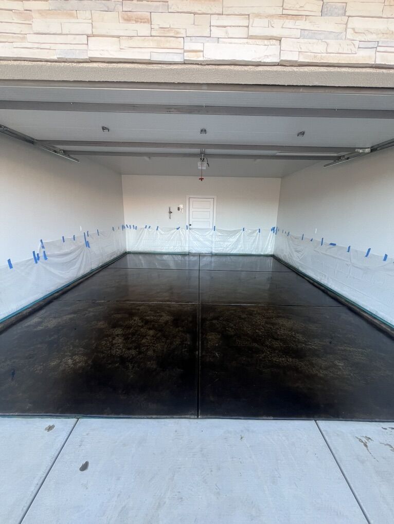 Concrete cleaning/staining/sealing