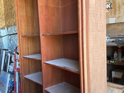 Wooden Bookcase/Shelving Unit - Used Condition, Adjustable Shelves