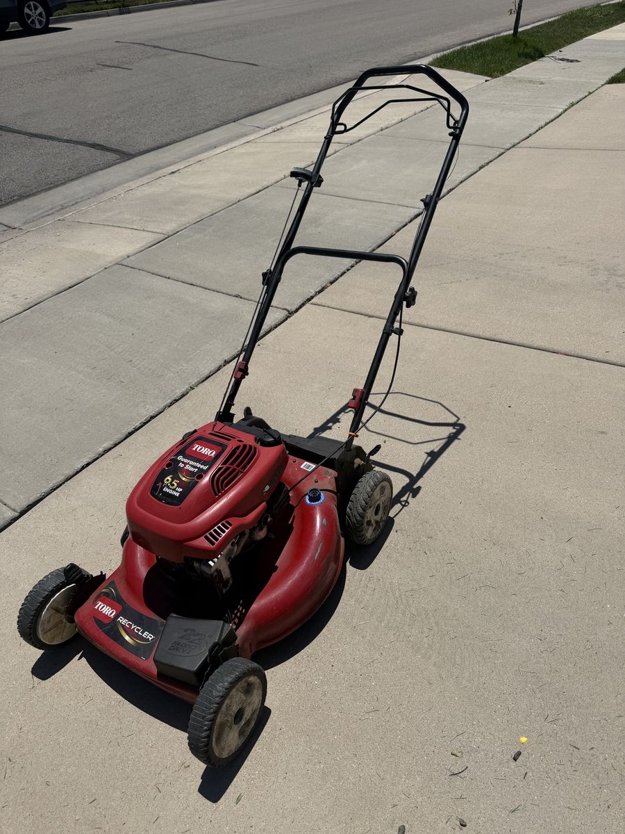 Toro lawn mower self propelled FWD