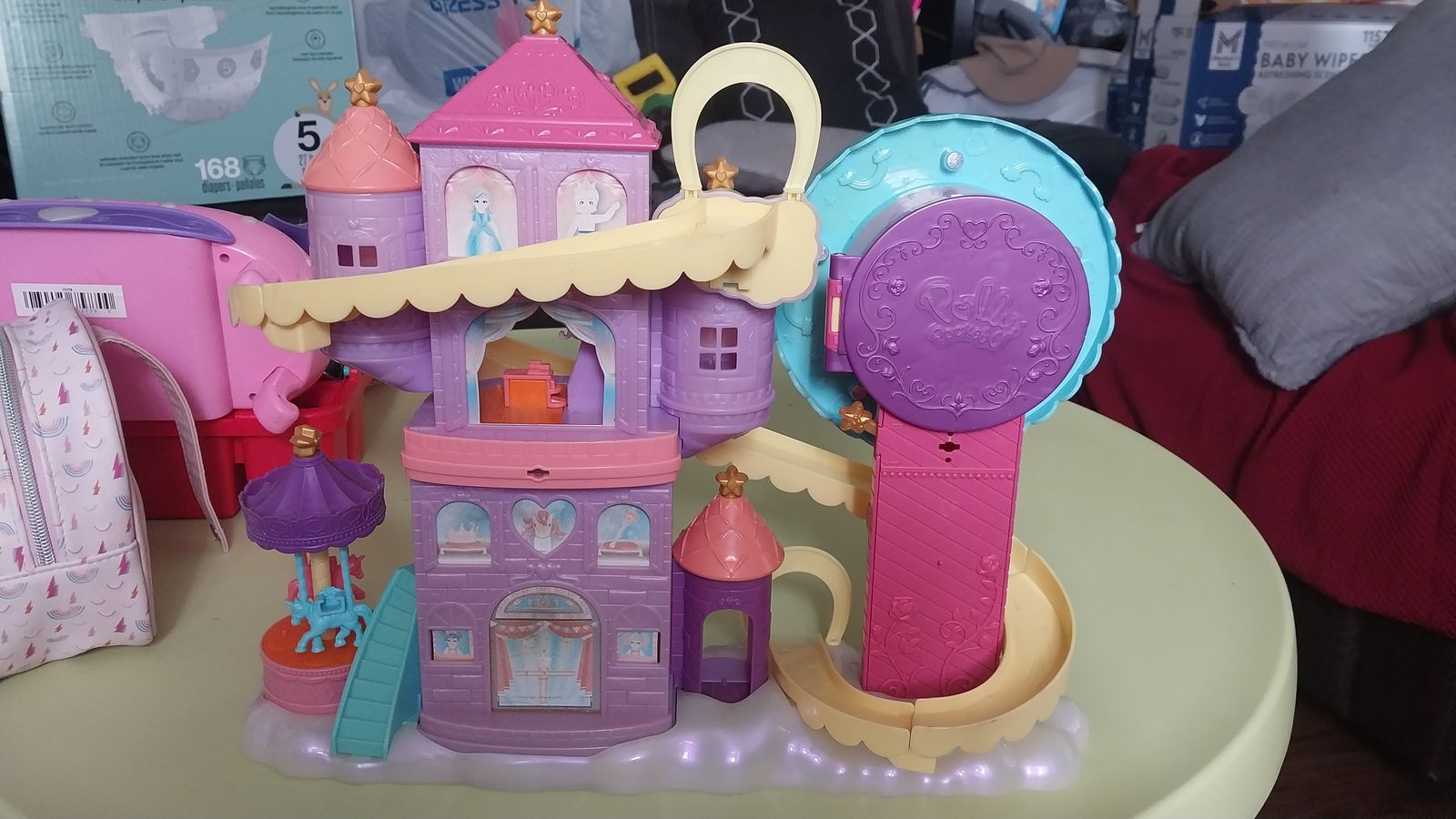 Doll House and skateboard