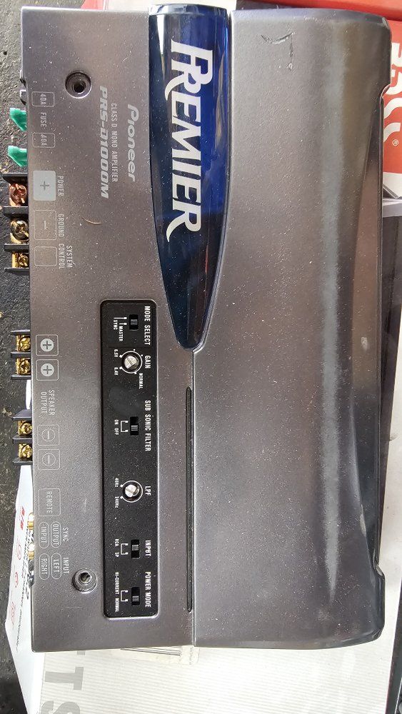 Pioneer Premier PRS-D1000M Class D Mono Amplifier Car Audio Amp (2006)