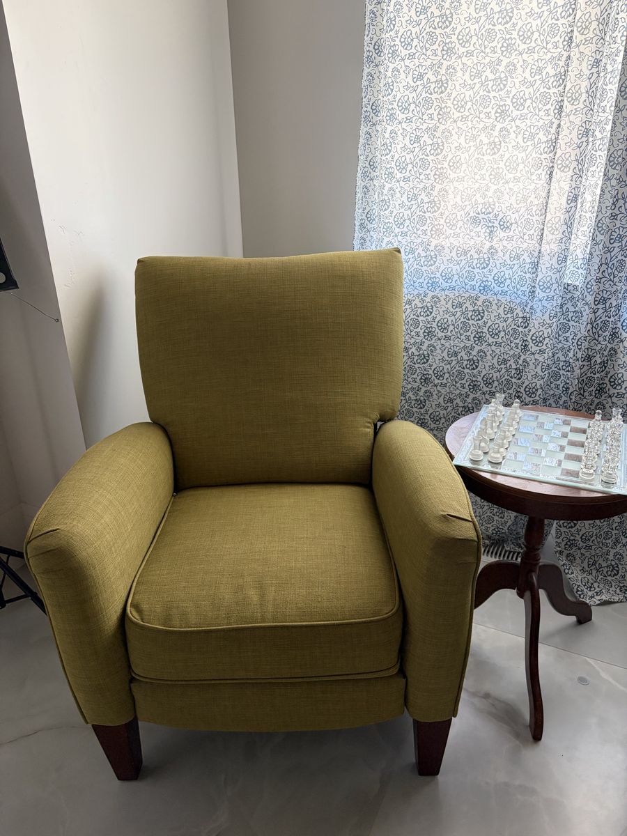 Green reclining chairs