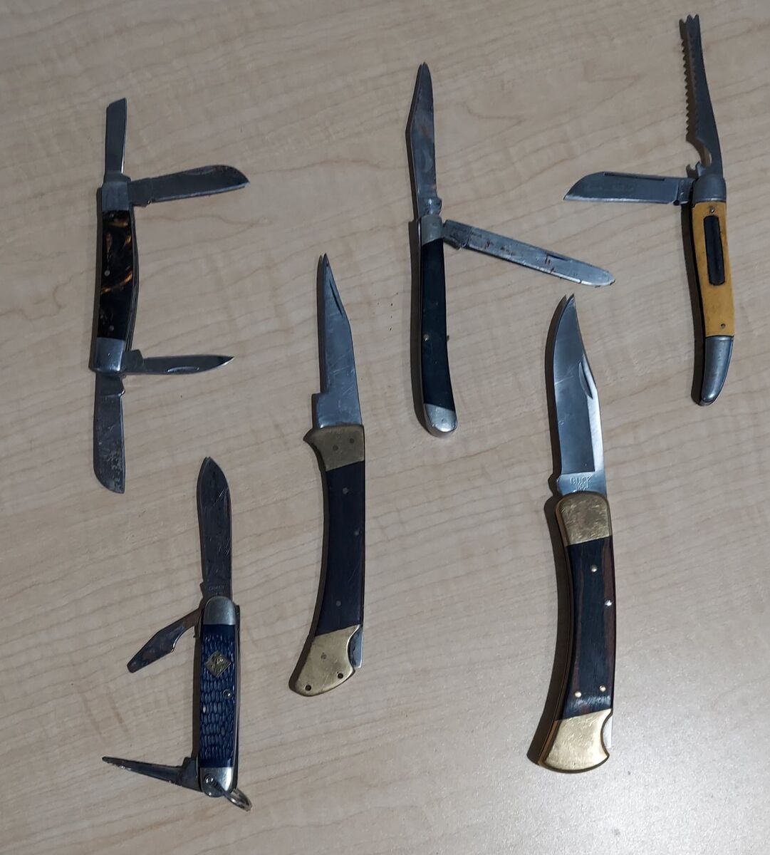 Lot of 6 Vintage Pocket Knives