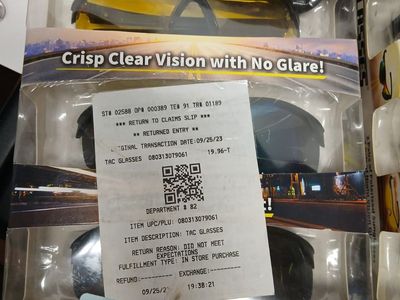 Tac Glasses 3-Pack: 1 Sunglasses, 2 Night Vision - Crisp Clear Vision with No Glare