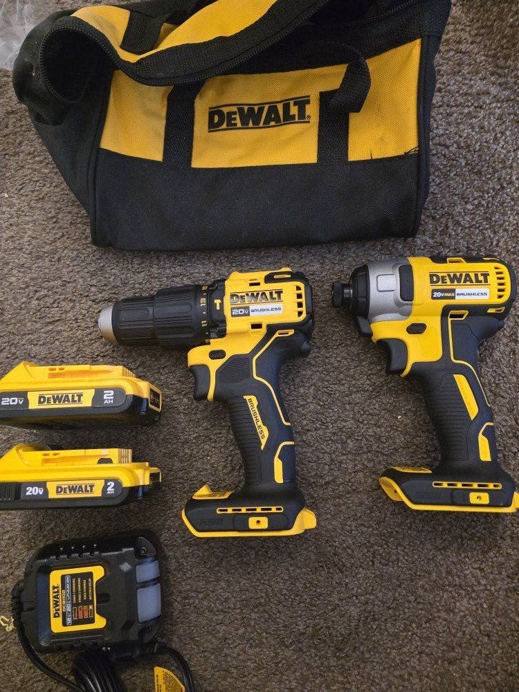 New Dewalt Hammer Drill and Impact Kit