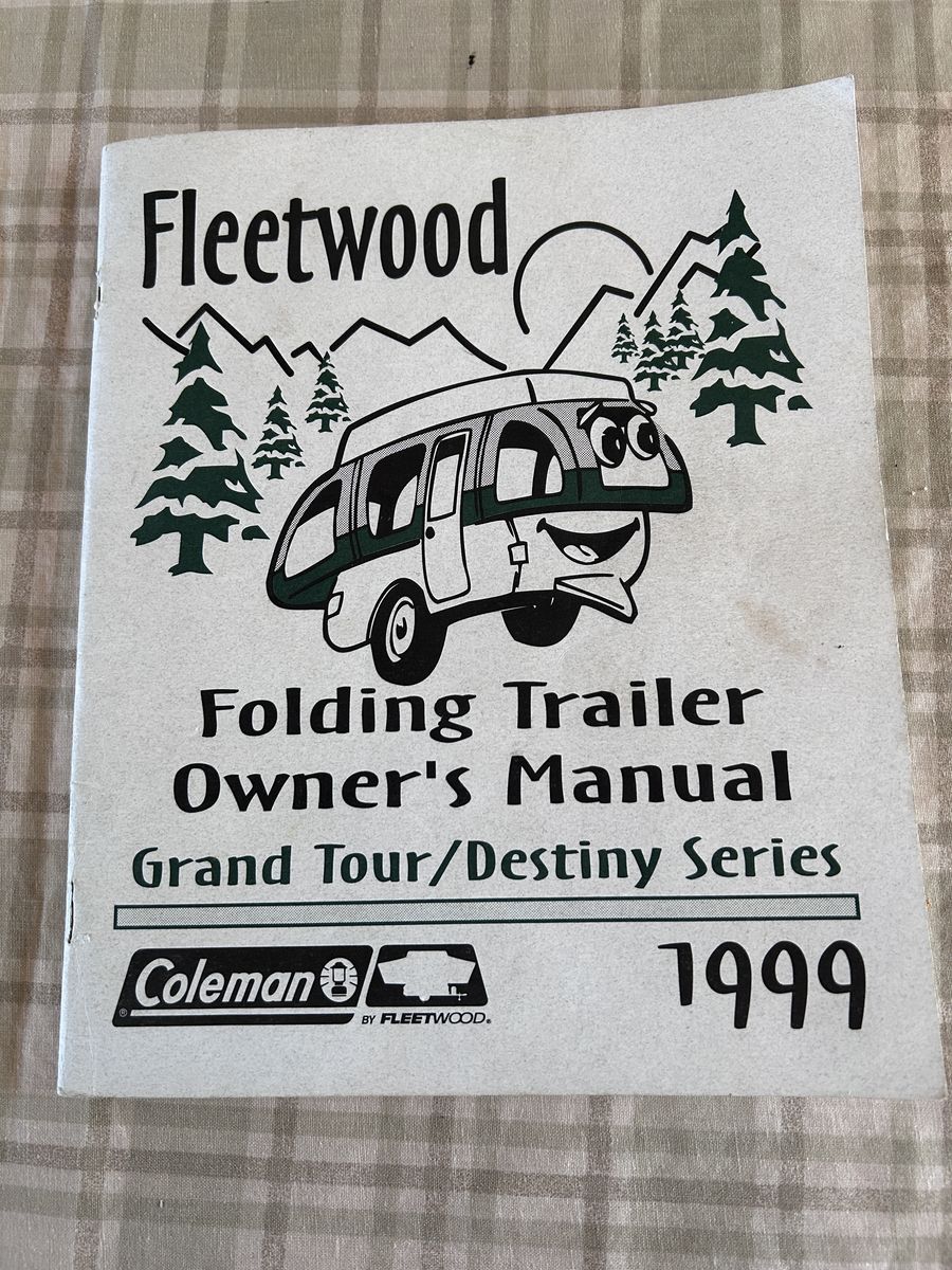 1999 Coleman Fleetwood Folding Trailer