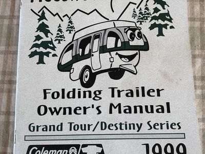 1999 Coleman Fleetwood Folding Trailer