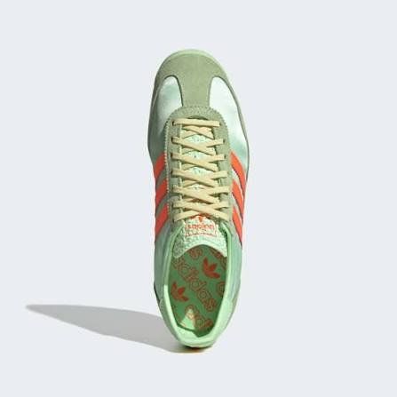 Adidas SL 72 RS Light Green Orange Sneakers Men's Size 8-9Running Shoes