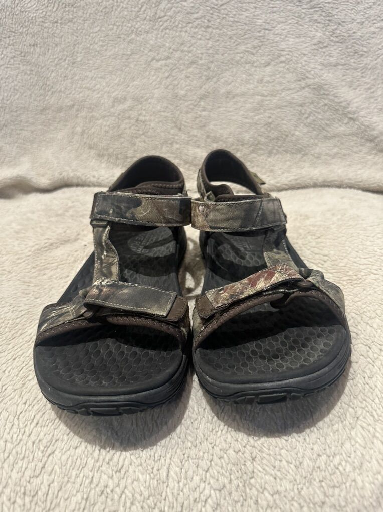 Skechers Men’s 12 Camo/Brown Summer Sandals