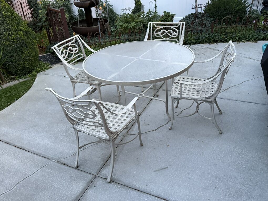 Metal Patio Set