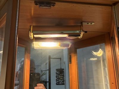 Used Corner Curio Cabinet Glass Display Shelves and Interior Lighting