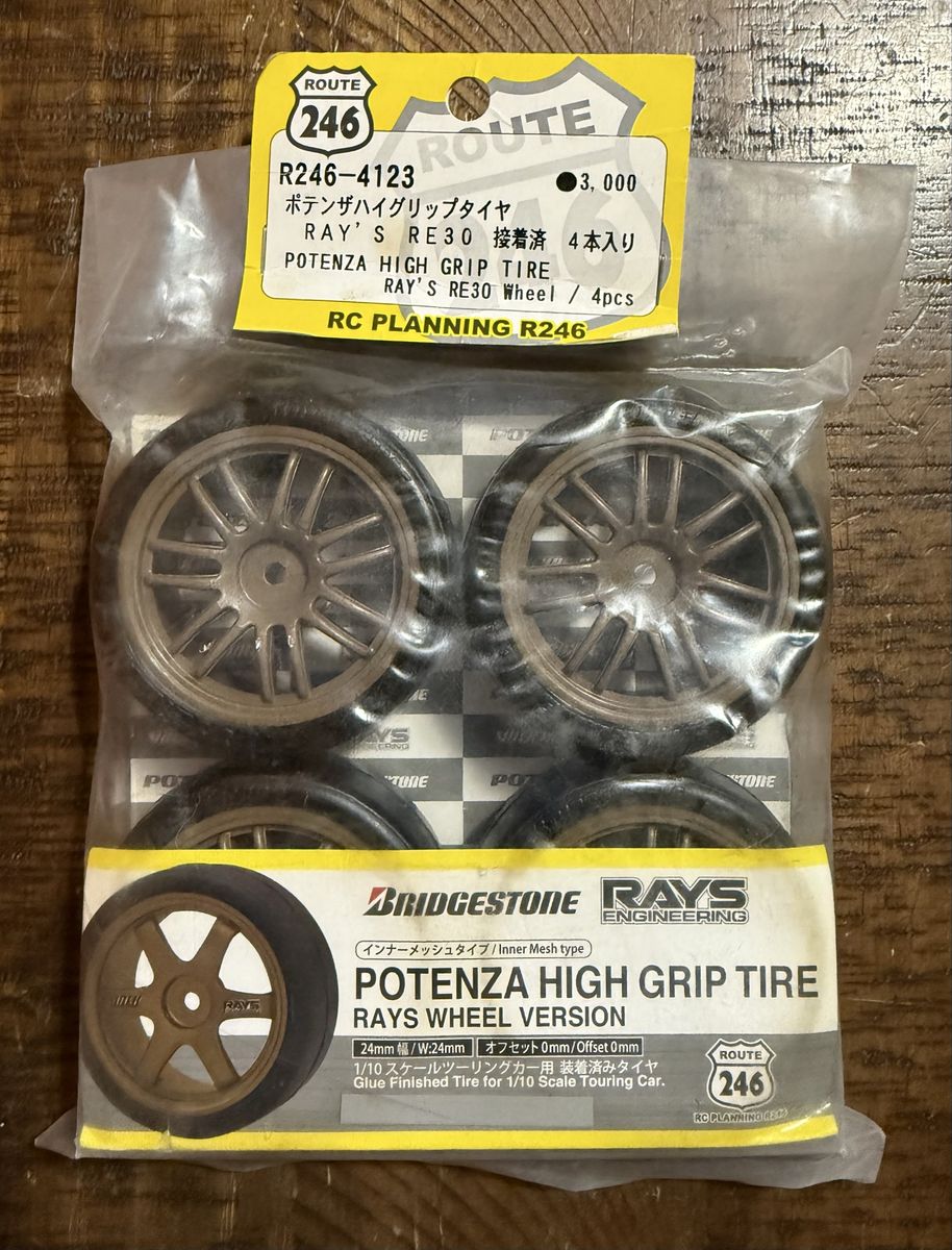 1/10 outdoor rubber tires for RC car like TT-02