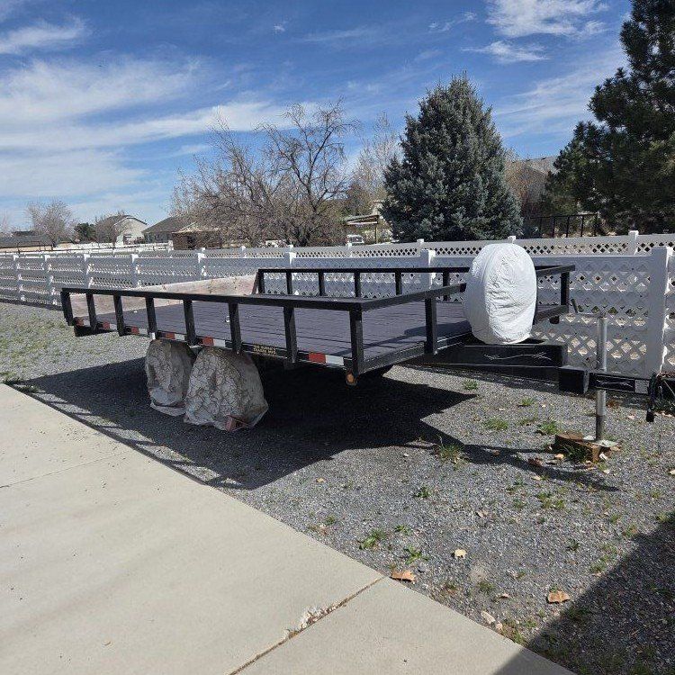 8 x 14 deck over utility trailer