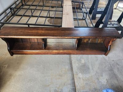 complete queen size waterbed setup