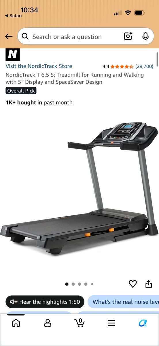 NordicTrack T6.5S Treadmill