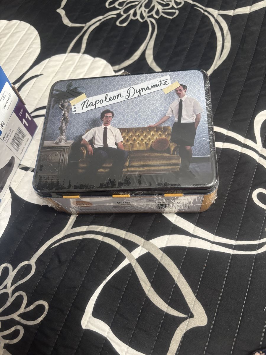 Brand new Napoleon Dynamite lunch box