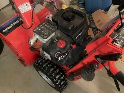 Large snow Blower with Briggs and Stratton Engine.