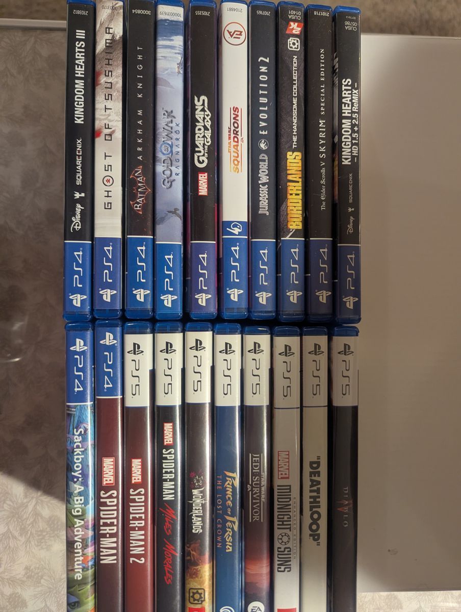 PS5 and PS4 games - 20 games