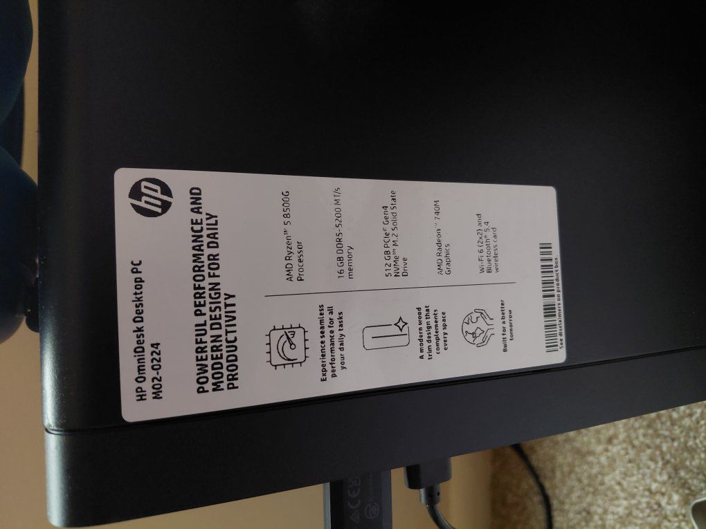 HP Omnidesk Desktop PC M02-0224 $425 OBO