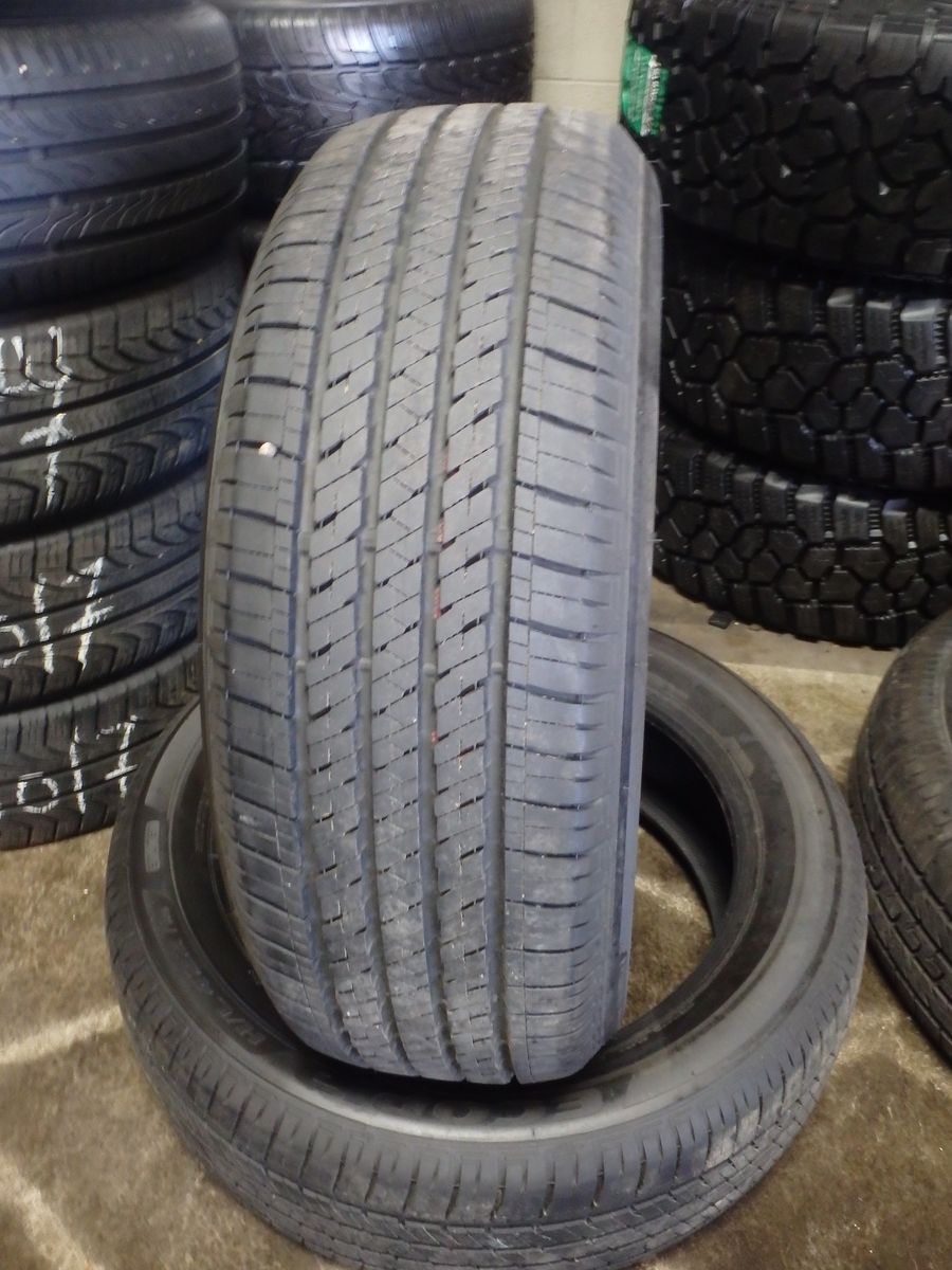 225/55R19 BRIDGESTONE ECOPIA H/L422 PAIR OF TWO USED TIRES