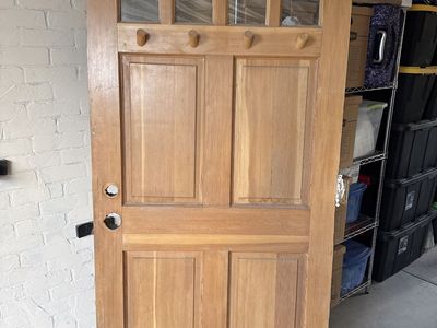 Front Door Solid Oak