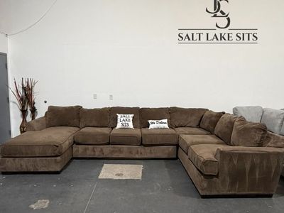 Large Brown U Shape Sectional