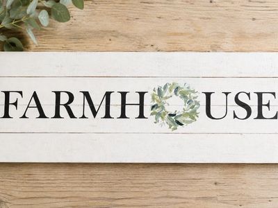 Farmhouse Sign