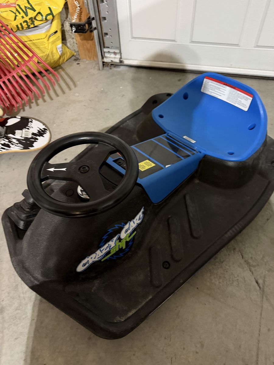 Razor Crazy Cart Shift 12V Electric Drifting Go-Kart for Kids Blue/Black