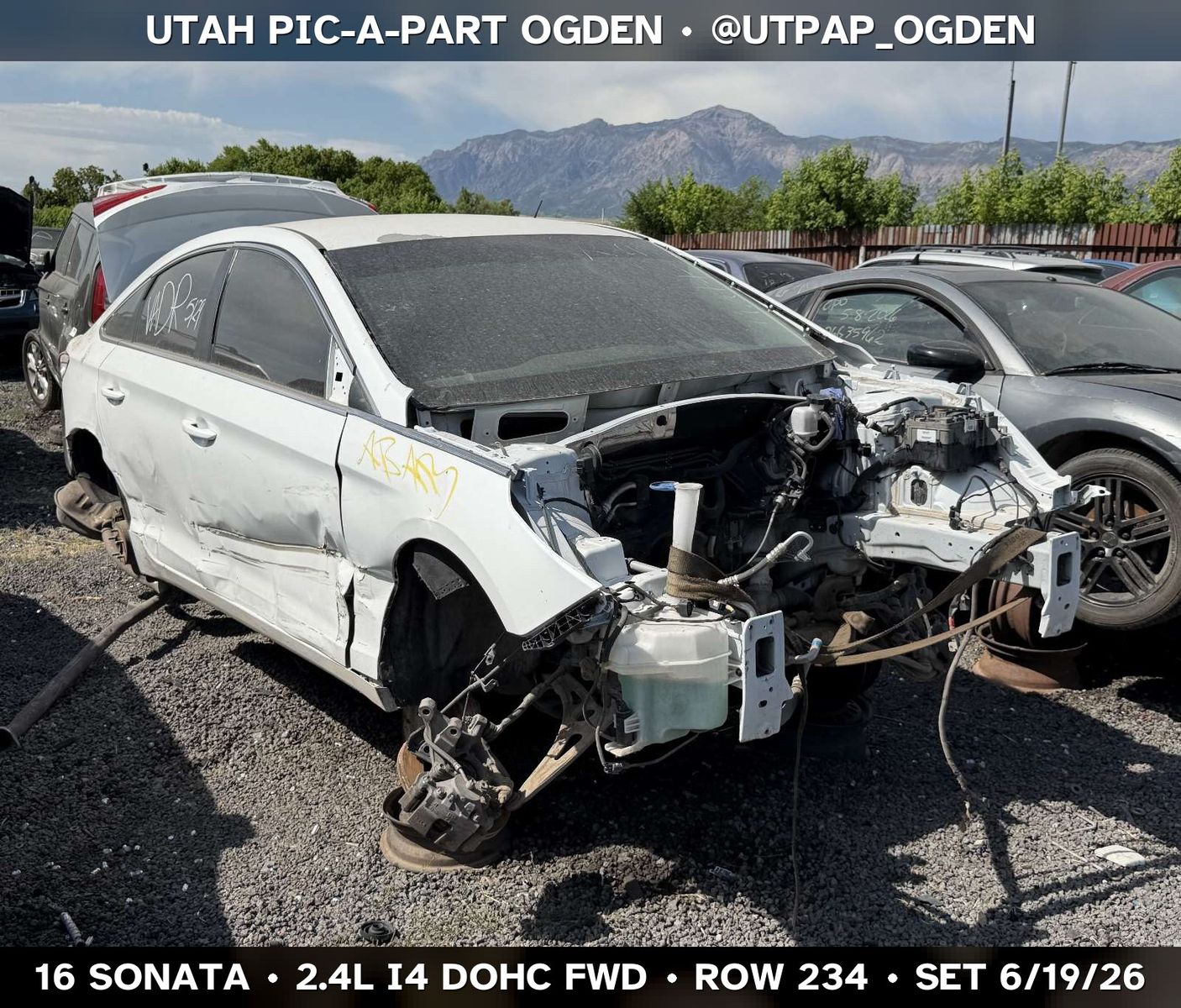 2016 Hyundai Sonata Parts - UTPAP Ogden