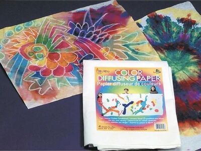 Roylco Color Diffusing Paper 9x12in 50 Sheets