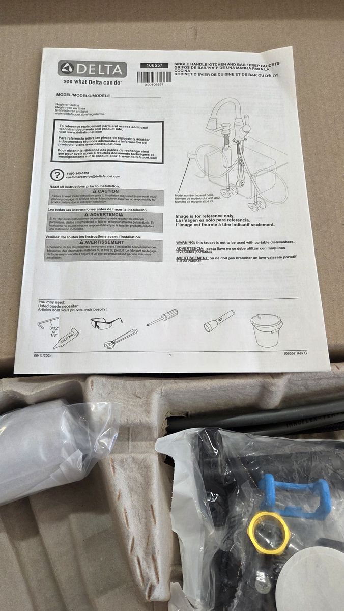 Delta Pull Down Kitchen Faucet