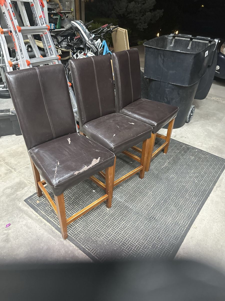 Free - three bar stools