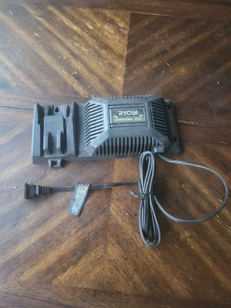Ryobi Evercharge 2-Amp Fast Charger - Used, Fully Functional Power Tool Battery Charger