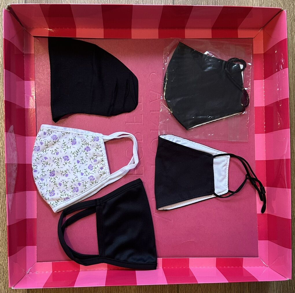 (5) Five *Brand New* Cloth Face Masks