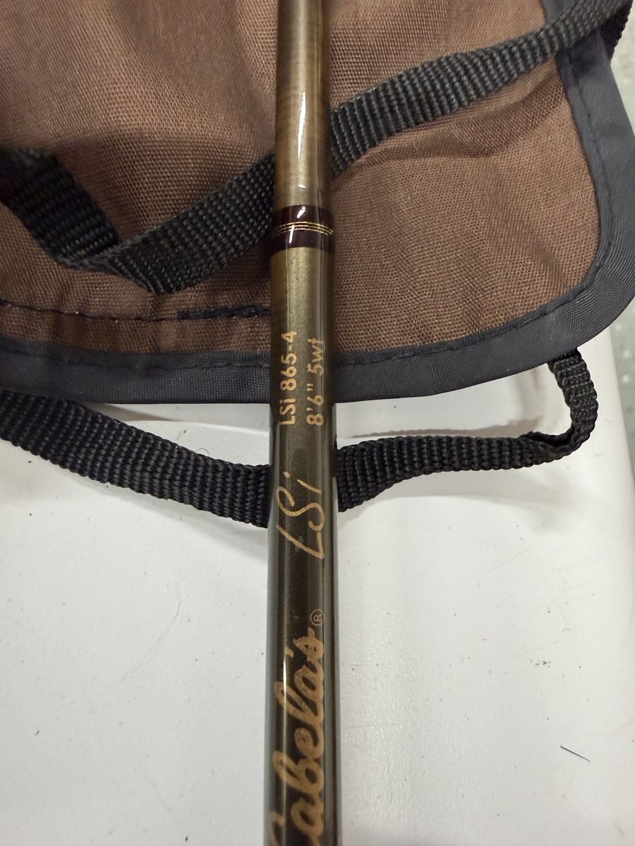 Cabela's LSI 865-4 Fly Fishing Rod 8'6" 5wt - Excellent Condition
