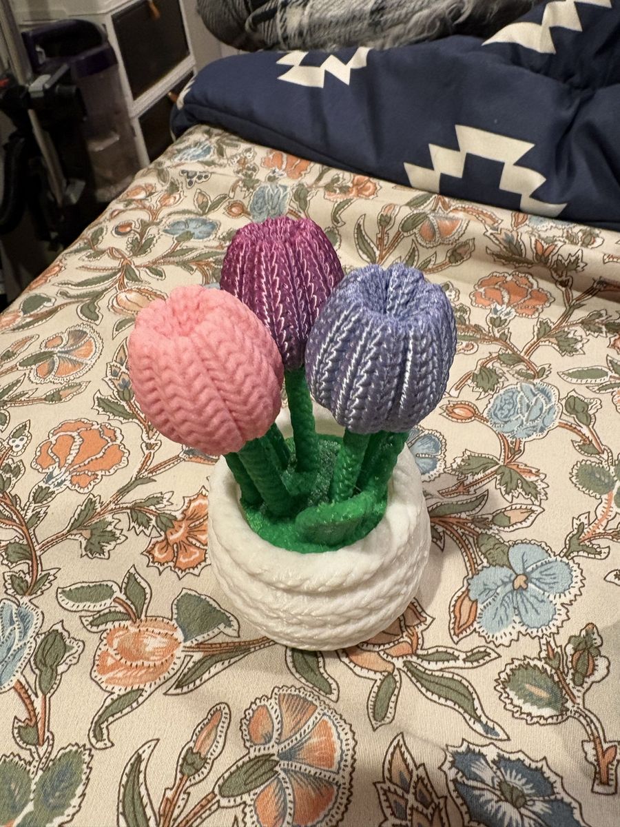 3d printed Roses and Tulips