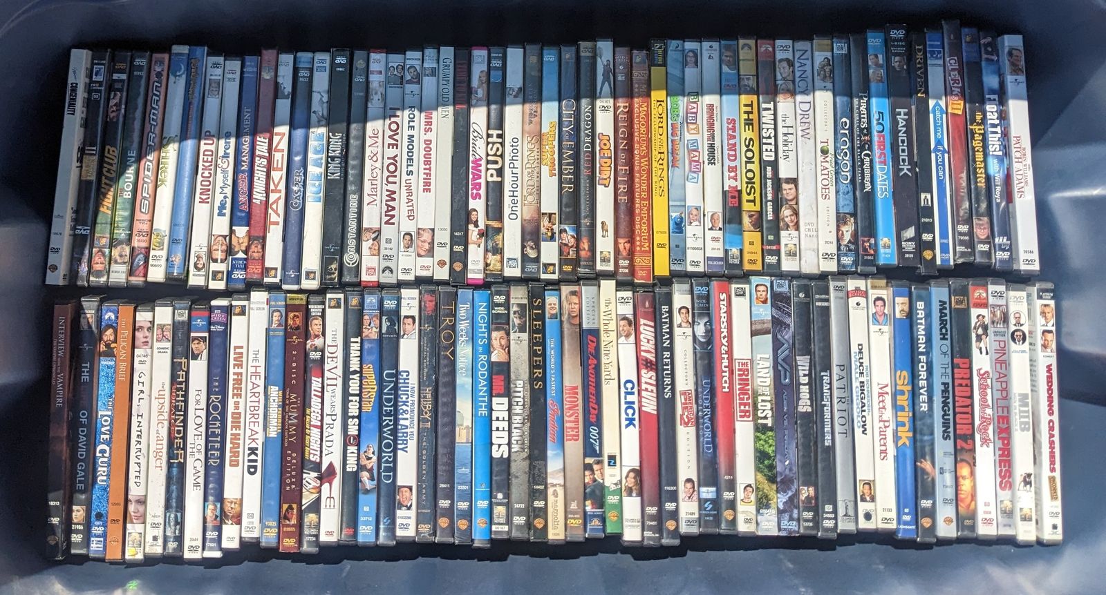 100+ DVDs